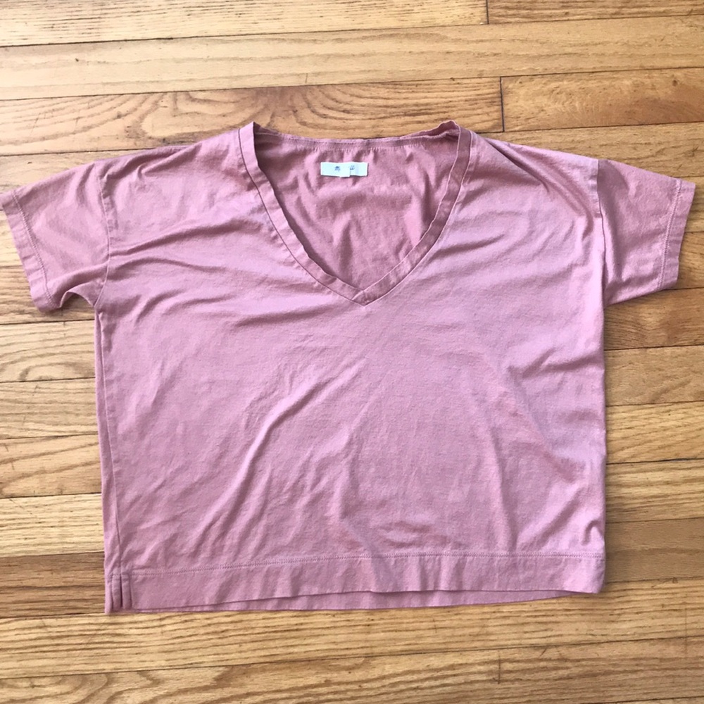 Madewell crop boxy T-shirt